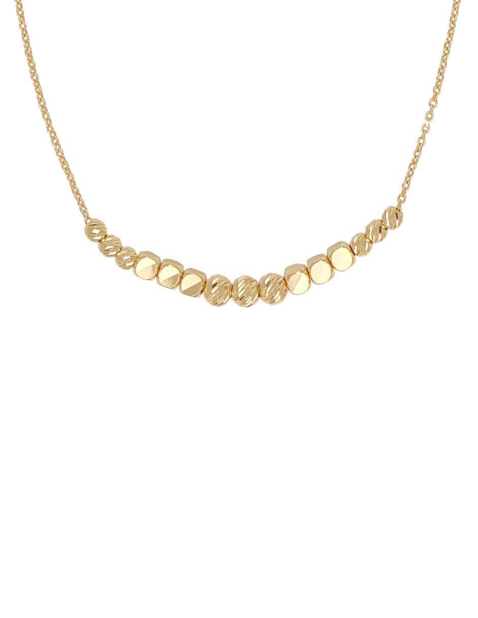 Gargantilla ovalada de oro amarillo 14 K Gargantilla ovalada de oro amarillo 14 K