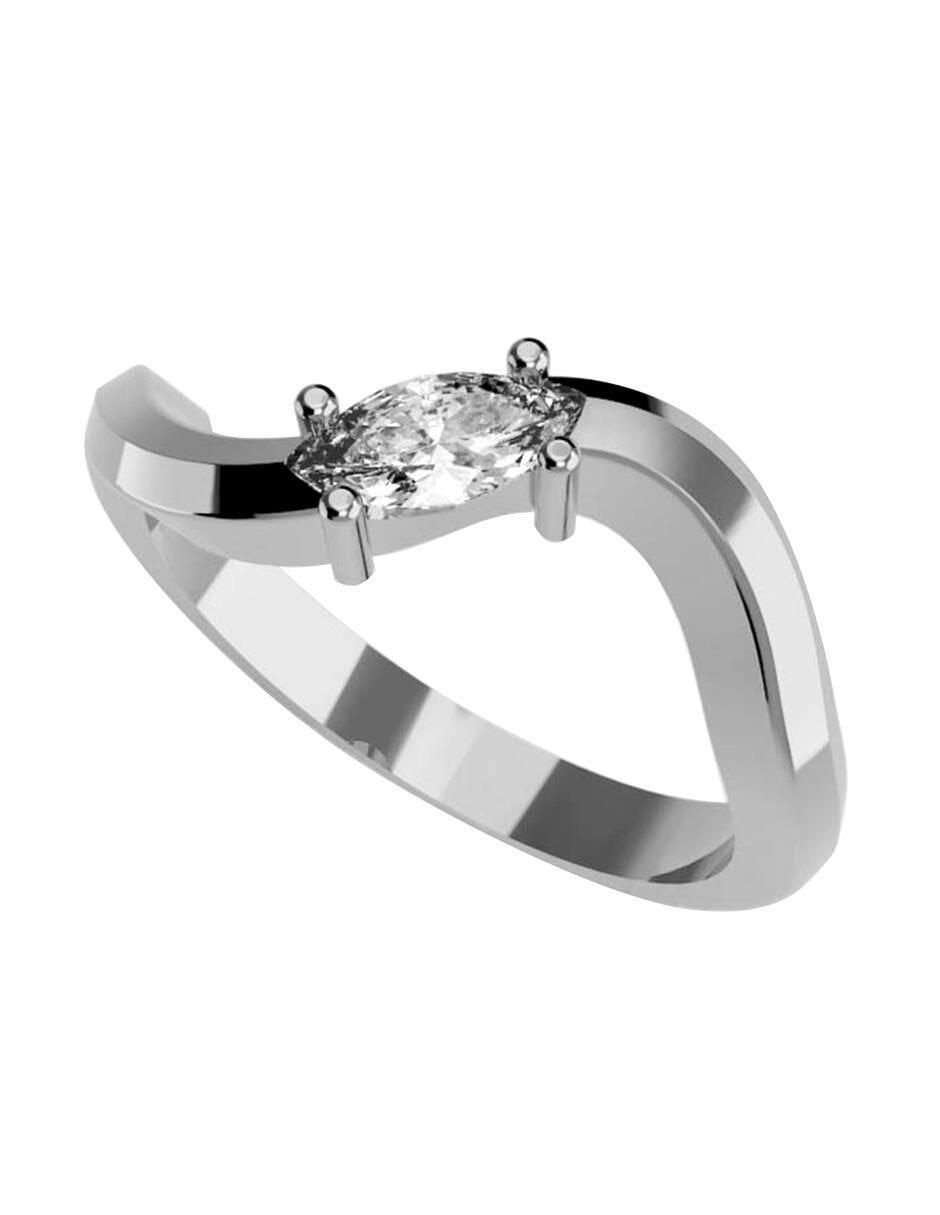 Anillo de compromiso de oro 14 k 1