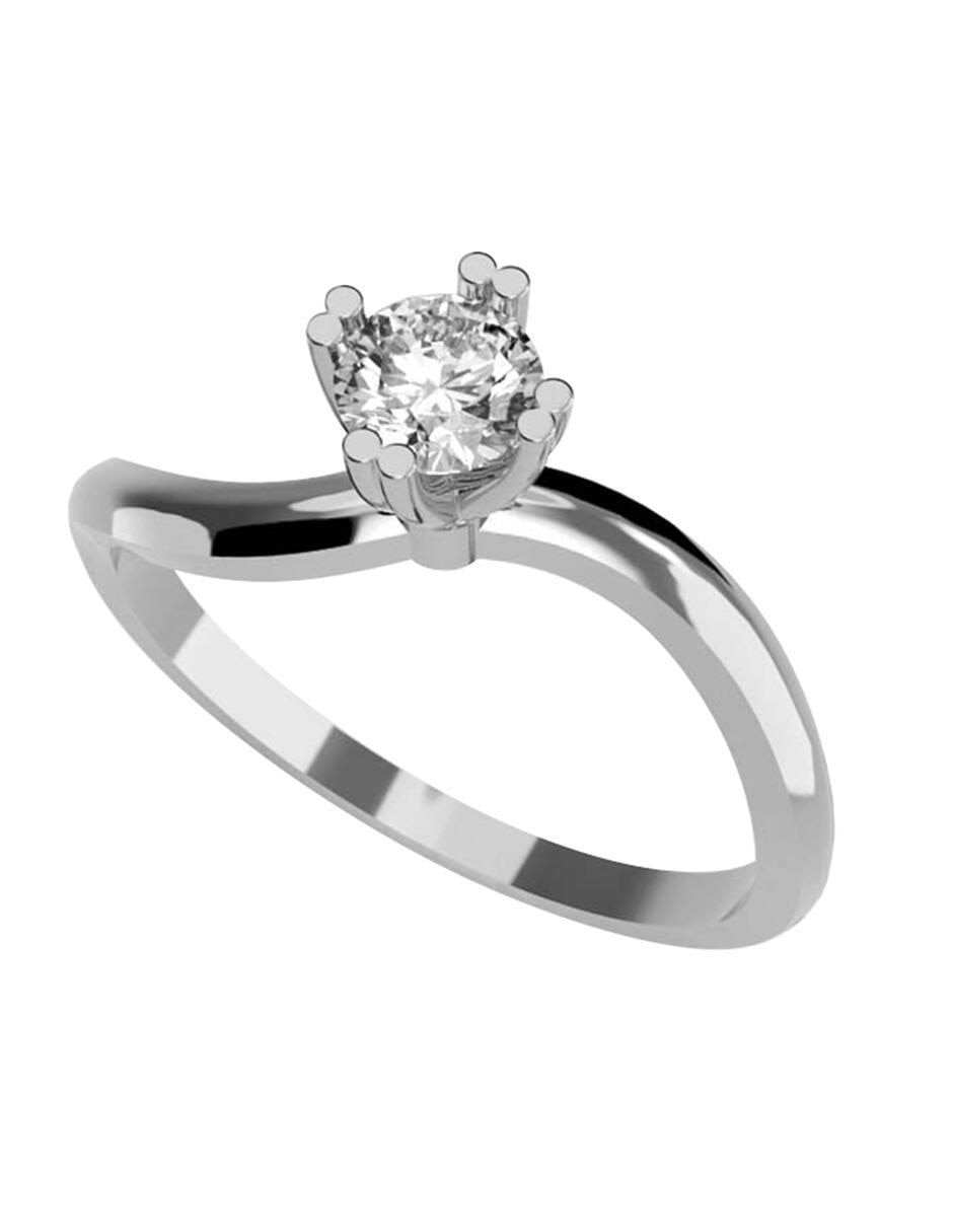 Anillo de compromiso de oro 14 k 1