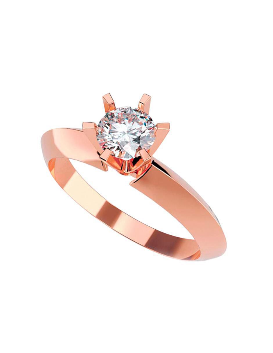 Anillo de compromiso de oro 14 k 1