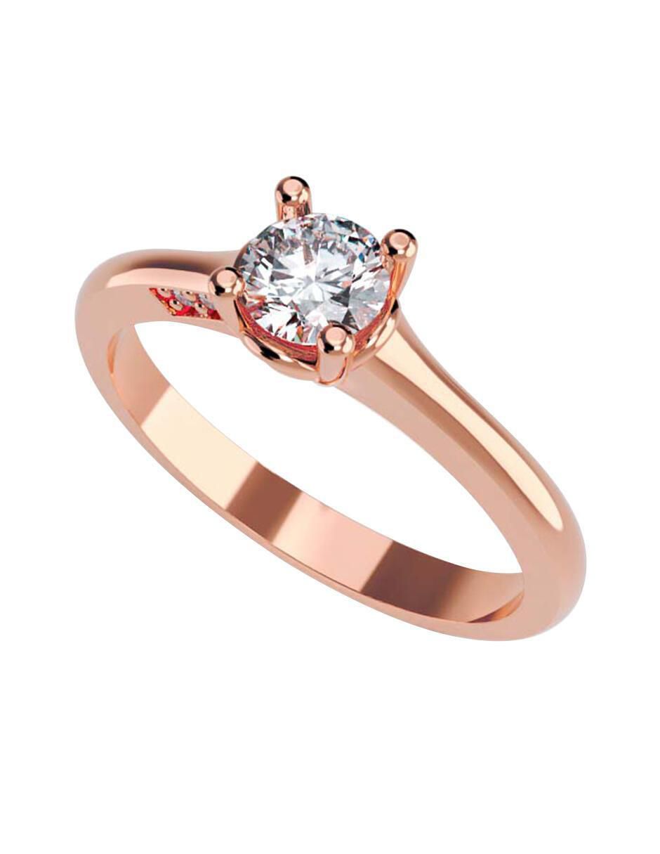 Anillo de compromiso de oro 14 k 1