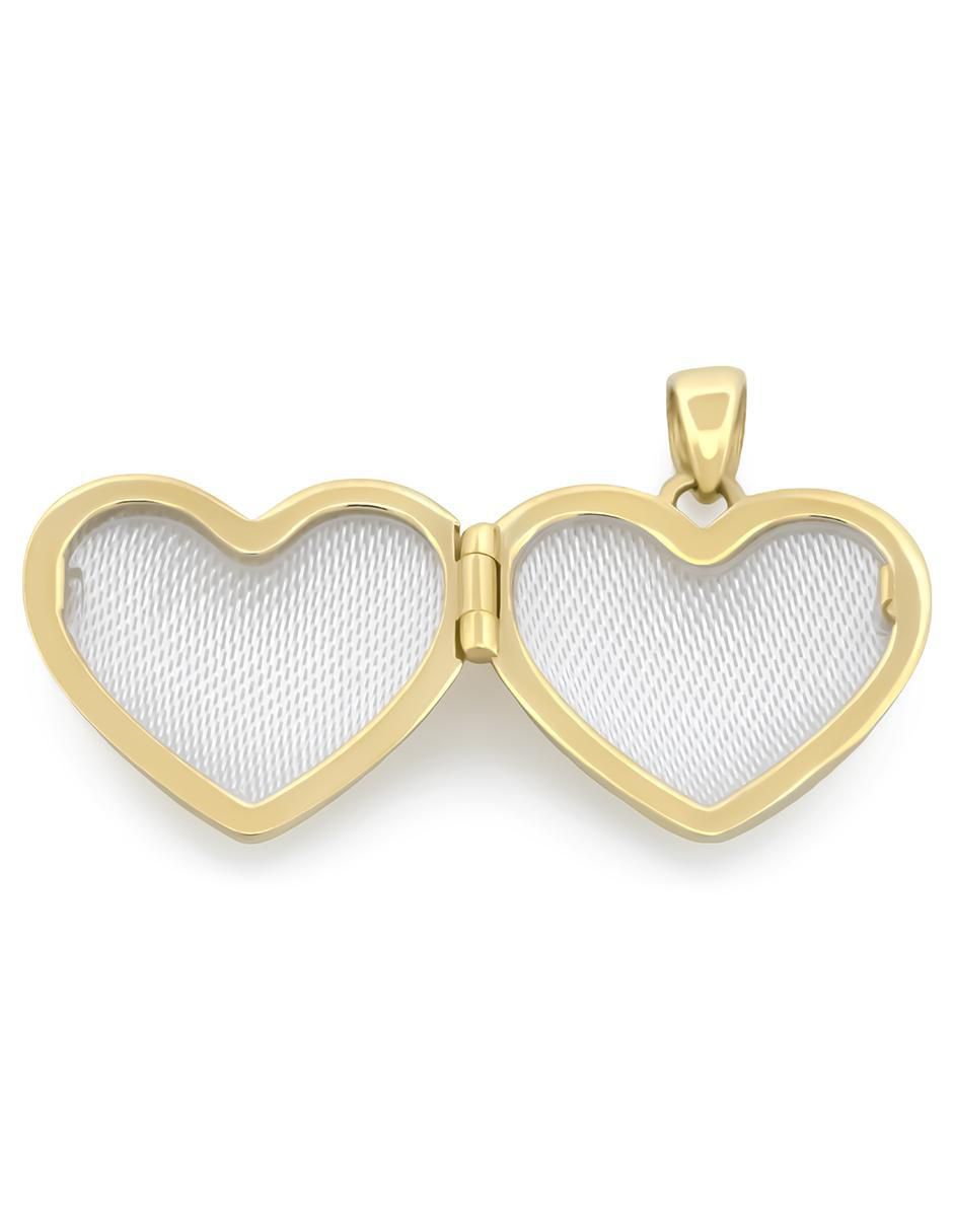 Collar de corazón de oro 10 K 2