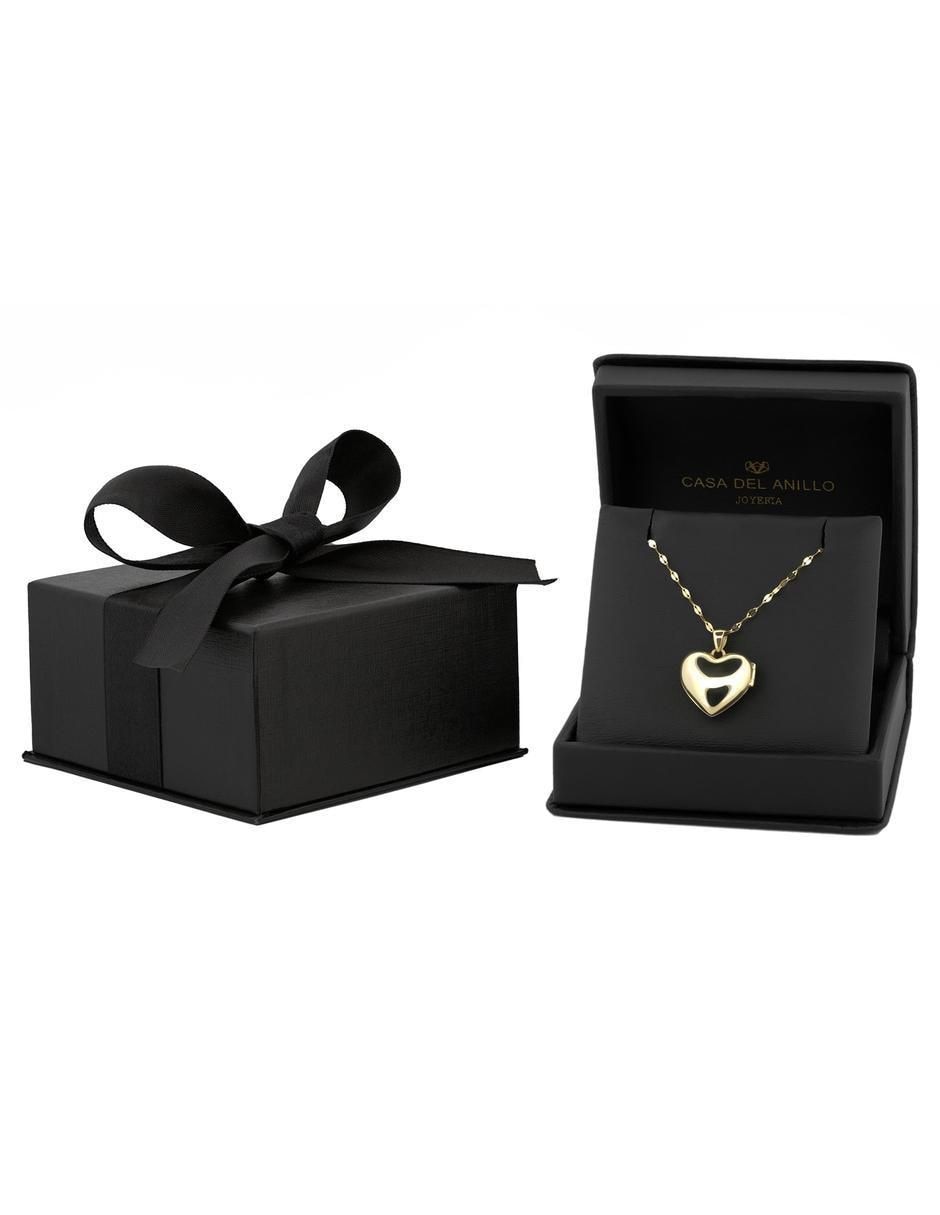 Collar de corazón de oro 10 K 4