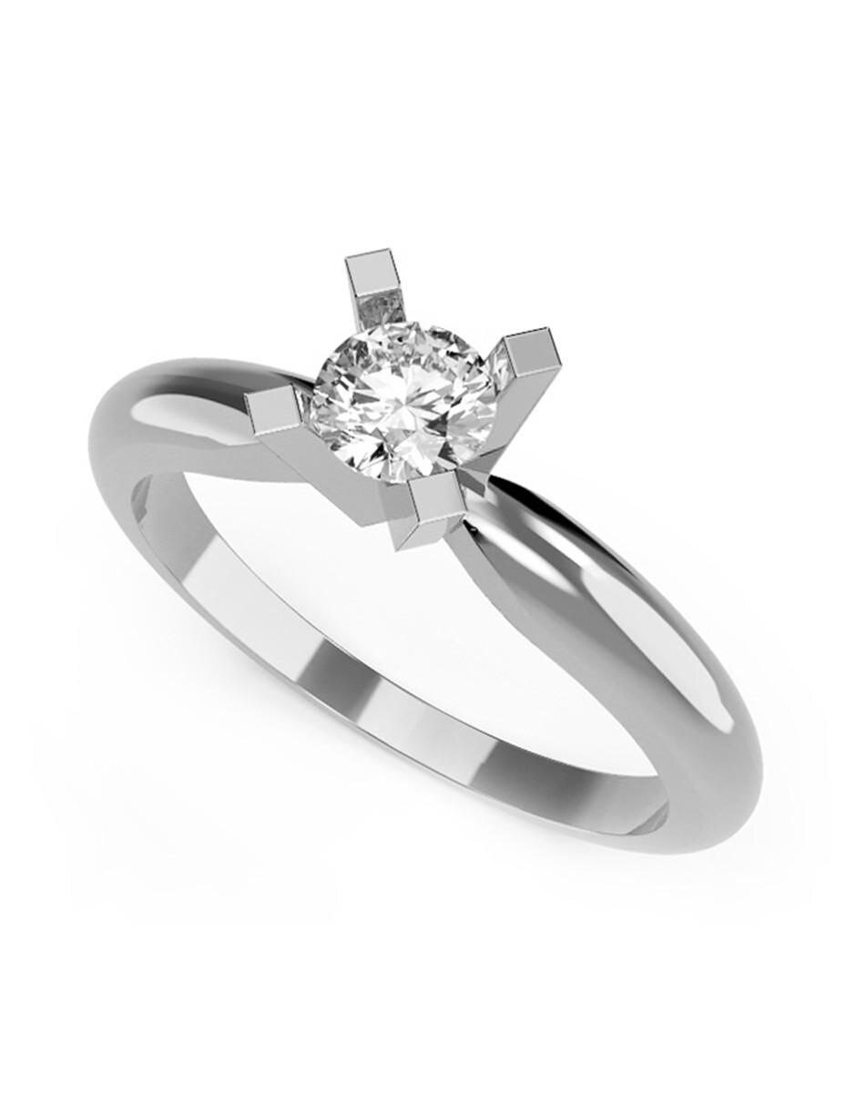 Anillo de compromiso de oro 14 k 1