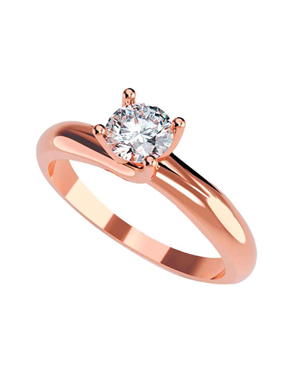 Anillo de compromiso de oro 14 k 1