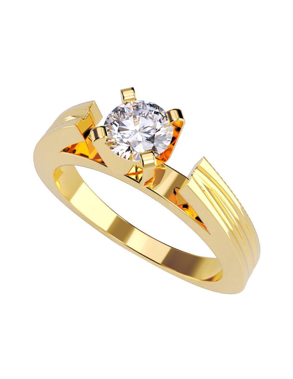 Anillo de compromiso de oro 14 k Amore Mio Liverpool