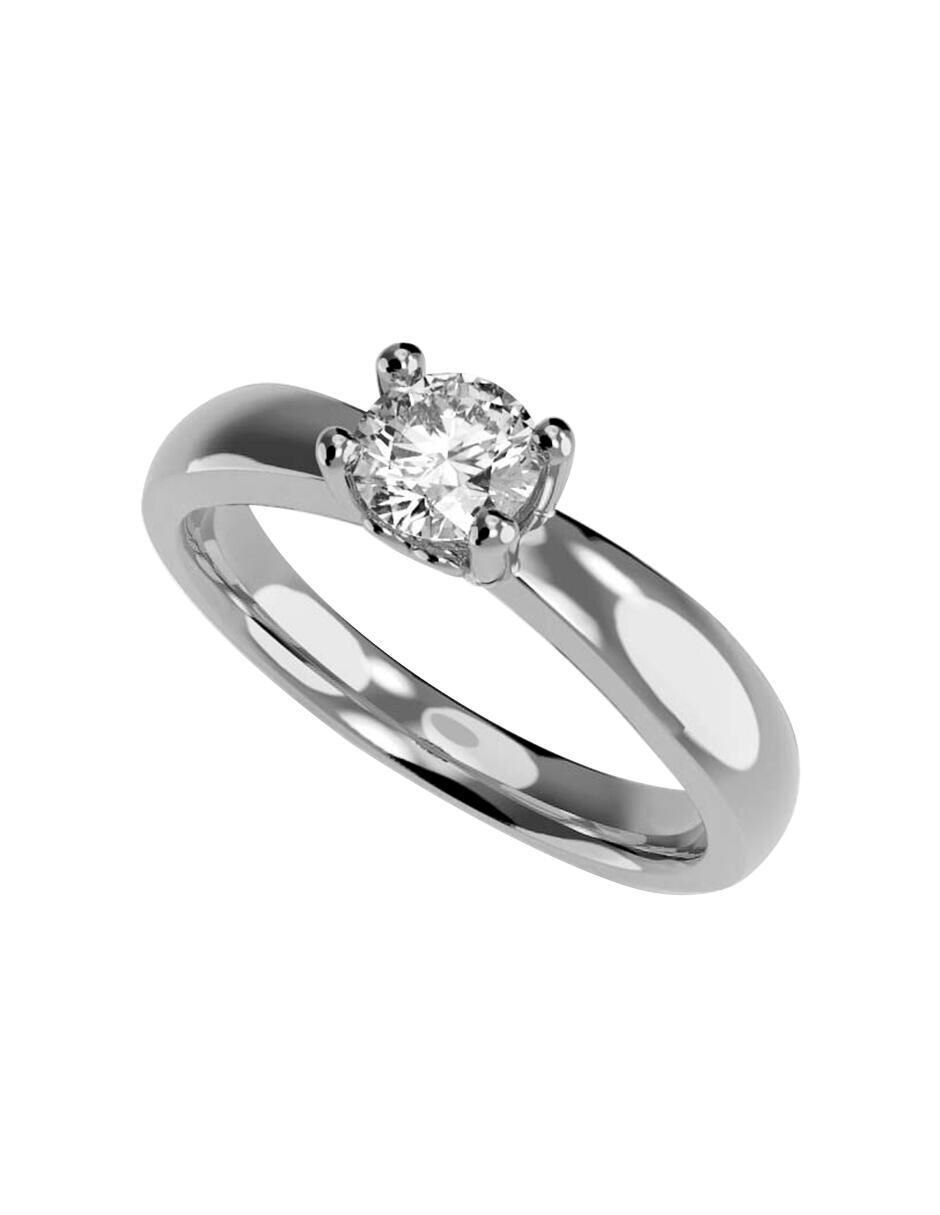 Anillo de compromiso de oro 14 k 1
