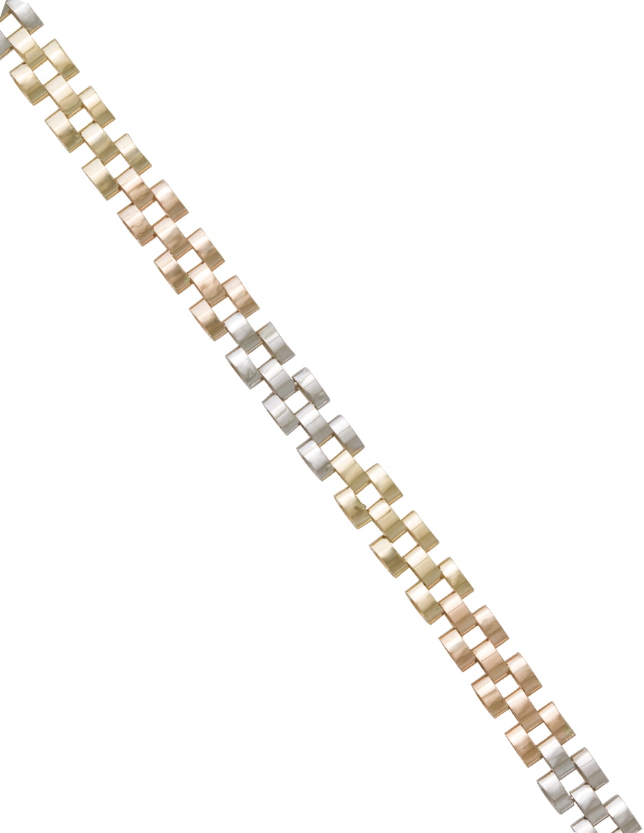 Pulsera de oro 14 k con acabado pulido 2