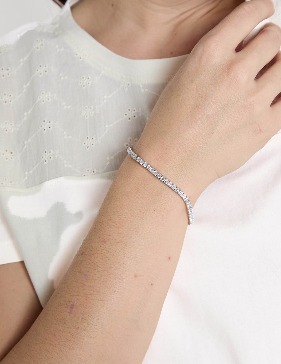 Pulsera de plata P 925 con acabado brillante 3