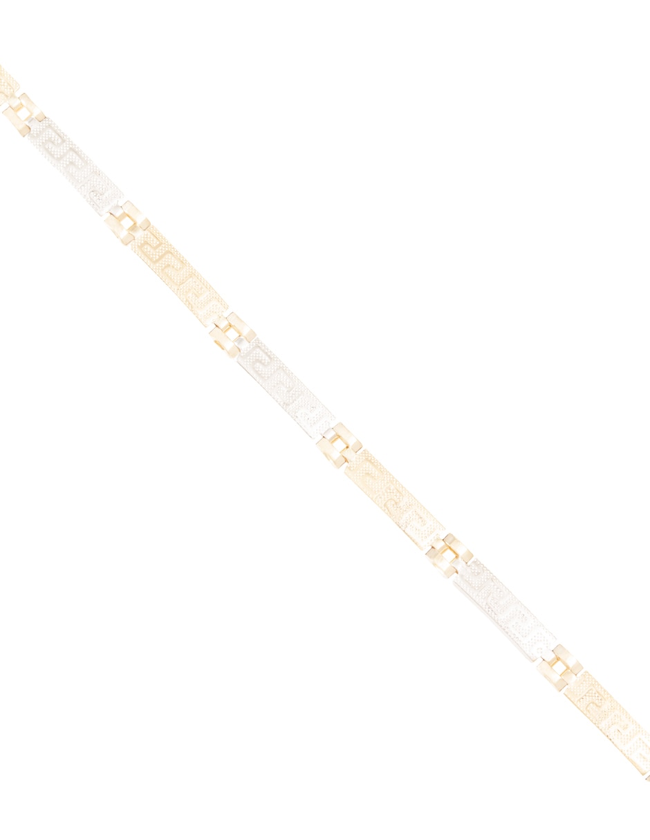 Pulsera de oro 14 K con acabado mate 2