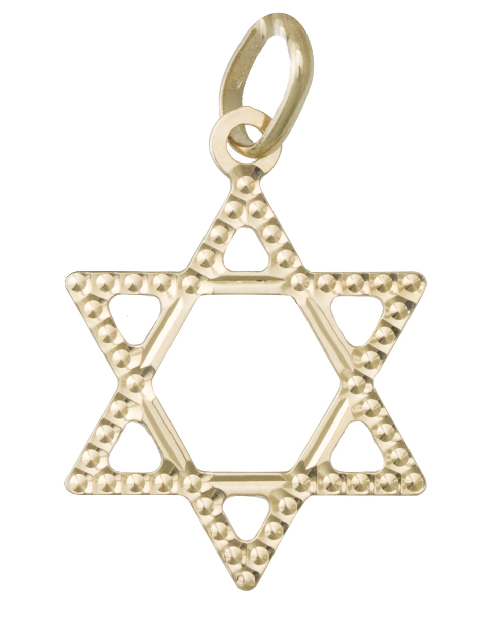 Dije de estrella de oro 14 K