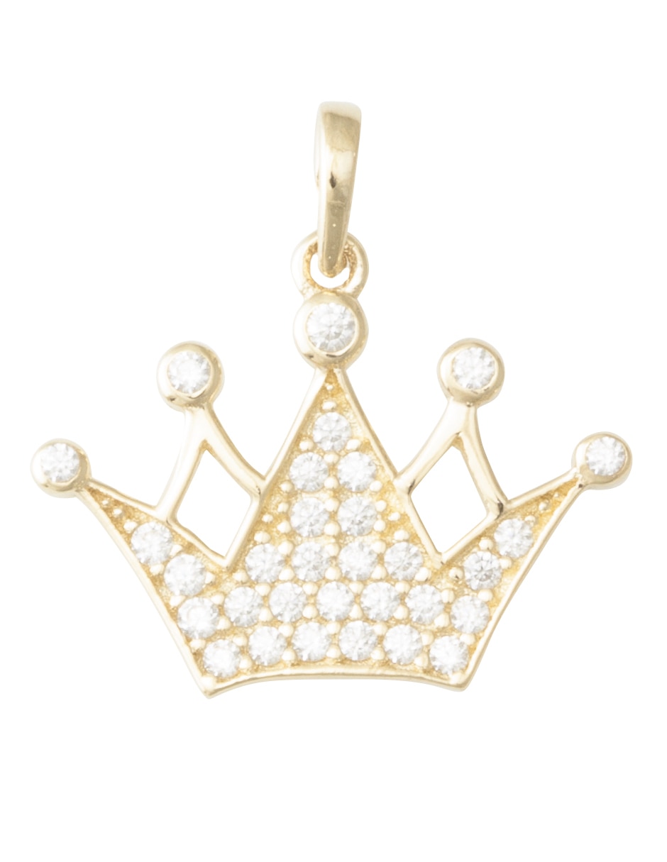 Dije de corona de oro 14 K