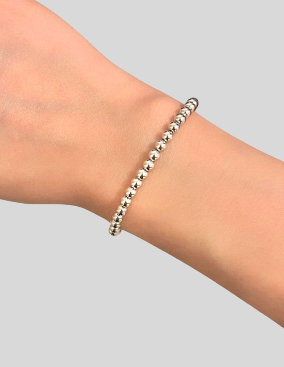 Pulsera de plata p 925 con acabado brillante 3