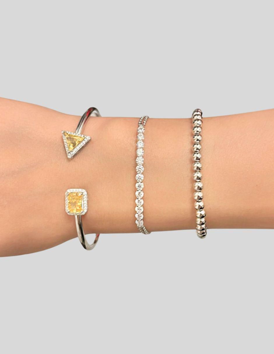 Pulsera de plata p 925 con acabado brillante 4