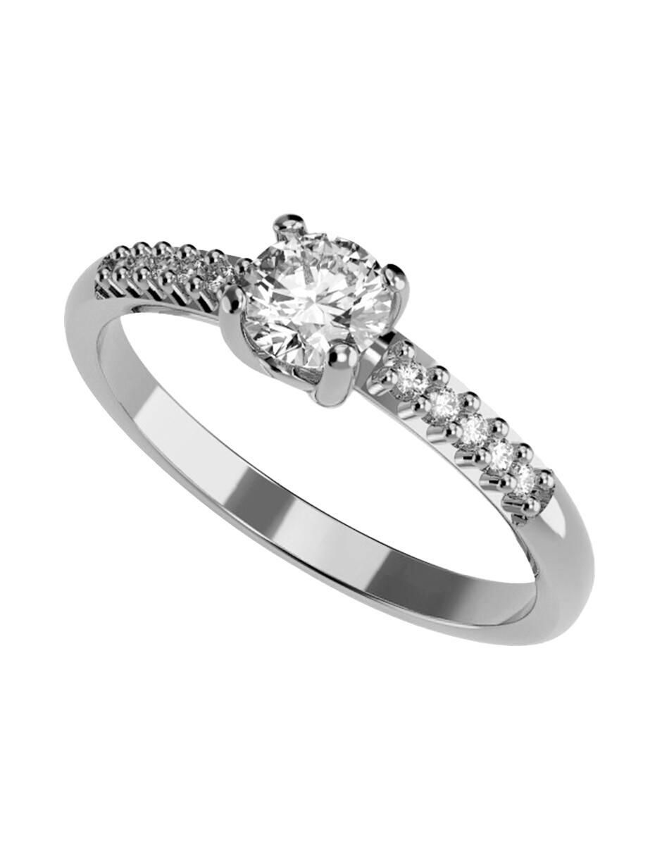 Anillo de compromiso de oro 14 k 1