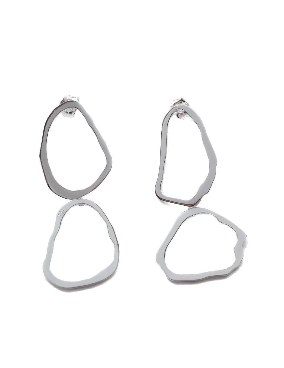 Broqueles "de (si aplica)" irregular sin temática teresa díaz joyería mexicana flowing with nature "de" plata p 925 "con acabado" baño oro sin gema