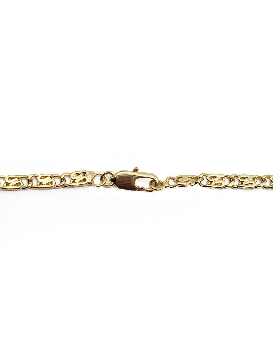 Collar de eslabones Eslabón de oro laminado 10 K 2