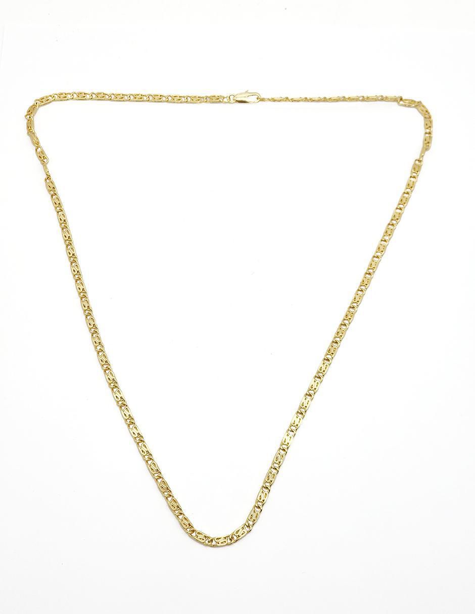 Collar de eslabones Eslabón de oro laminado 10 K 4