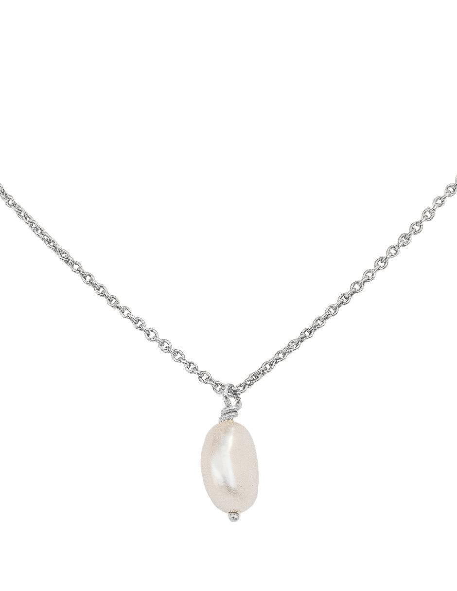 Collar con dije "de (si aplica)" ninguna teresa díaz joyería mexicana tesoros del océano "de" plata p 925