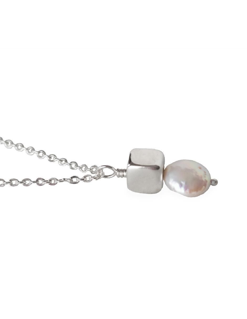 Collar con dije "de (si aplica)" ninguna teresa díaz joyería mexicana tesoros del océano "de" plata p 925