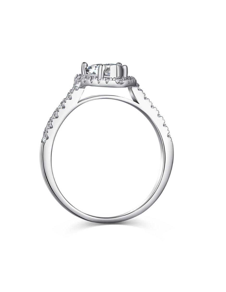 Anillo de compromiso de plata P 925 zirconia 3