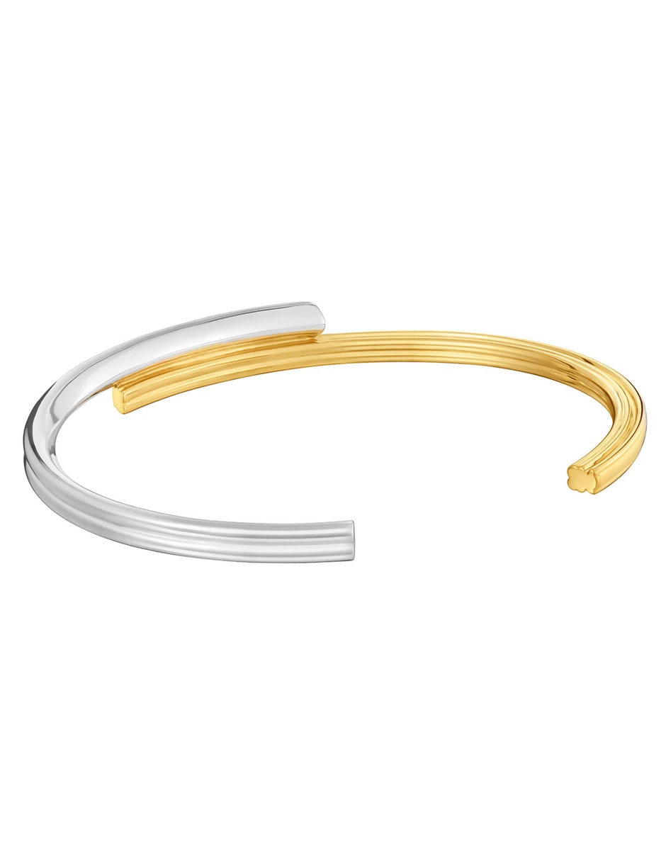 Pulsera de plata P 925 1950 con acabado baño de oro 3