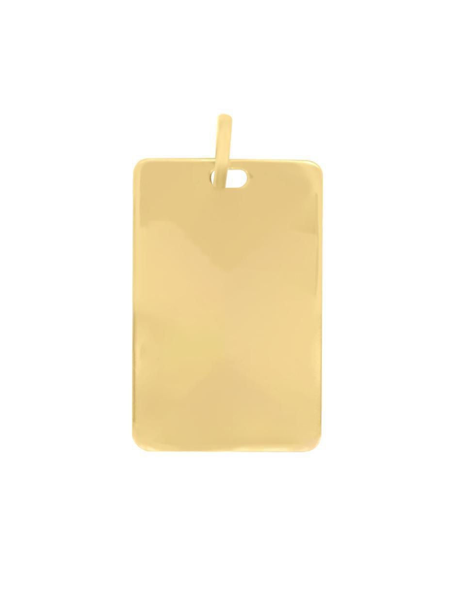 Dije de virgen de oro amarillo 14 K 2
