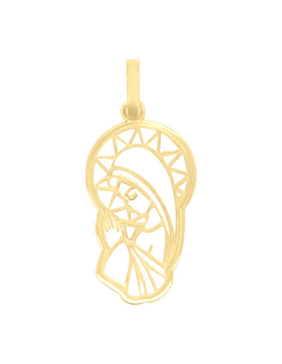 Dije de virgen de oro amarillo 14 K Dije de virgen de oro amarillo 14 K