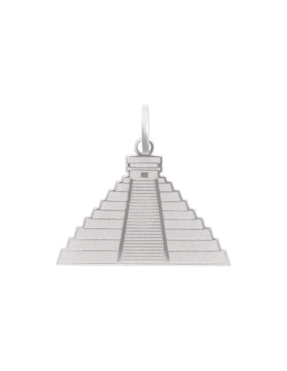 Dije de formas maravilla de oro blanco 14 K
