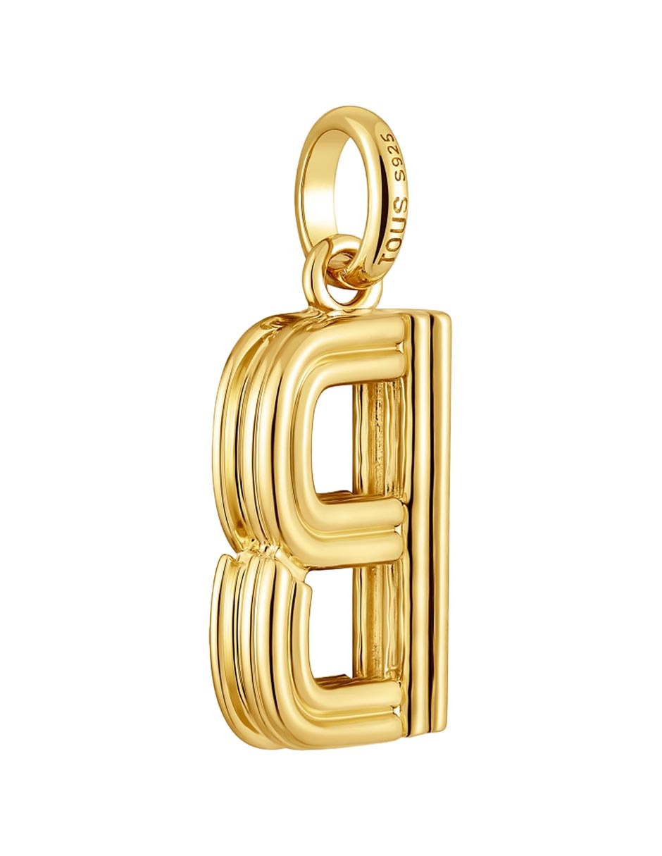 Dije de letra b alphabet de plata P 925 3