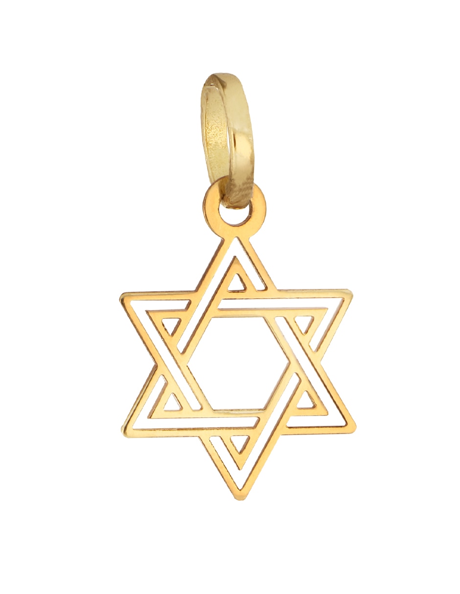 Dije de estrella de oro amarillo 14 K Dije de estrella de oro amarillo 14 K