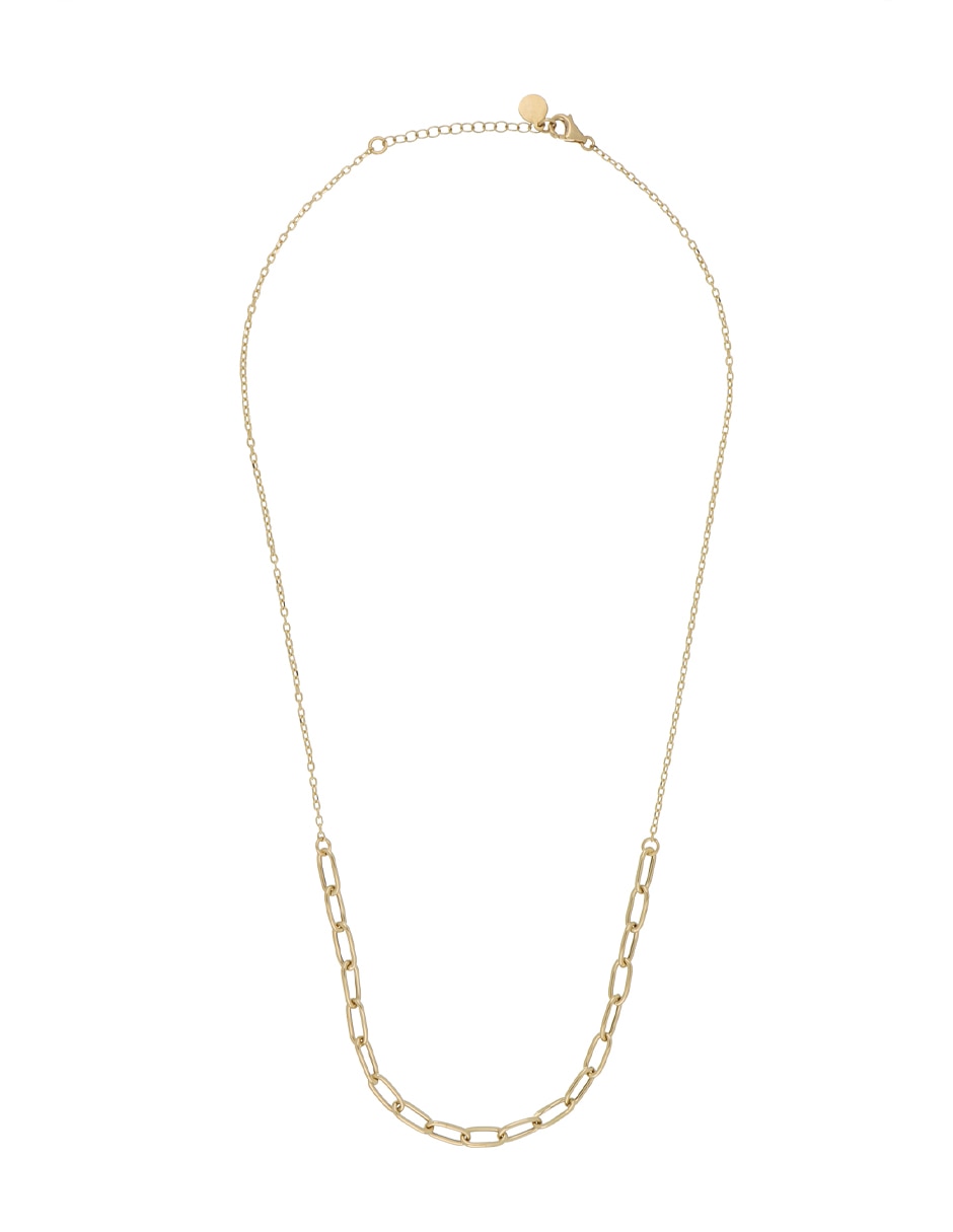 Gargantilla de eslabones de oro amarillo 14 K 2