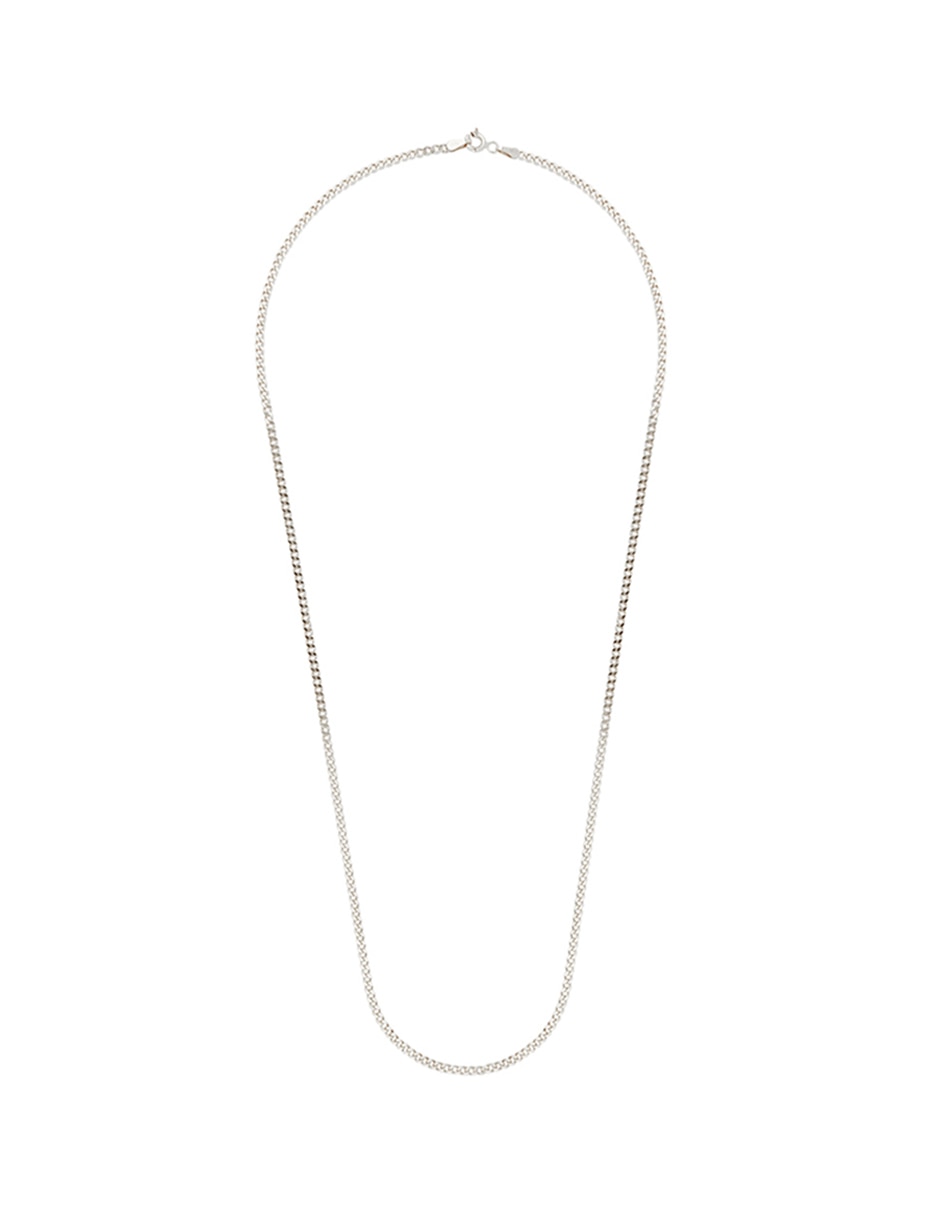 Collar de eslabones de oro blanco 14 K 3