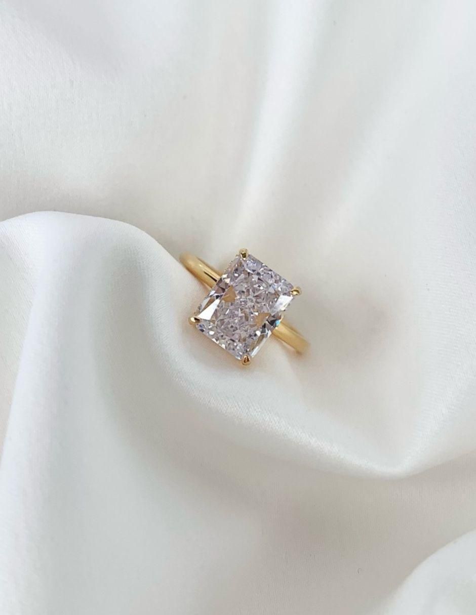 Anillo de compromiso de plata P 925 zirconia 3