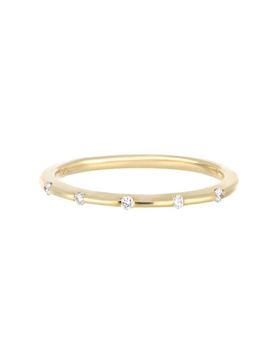 Anillo Ever for You 14 k de oro amarillo diamante