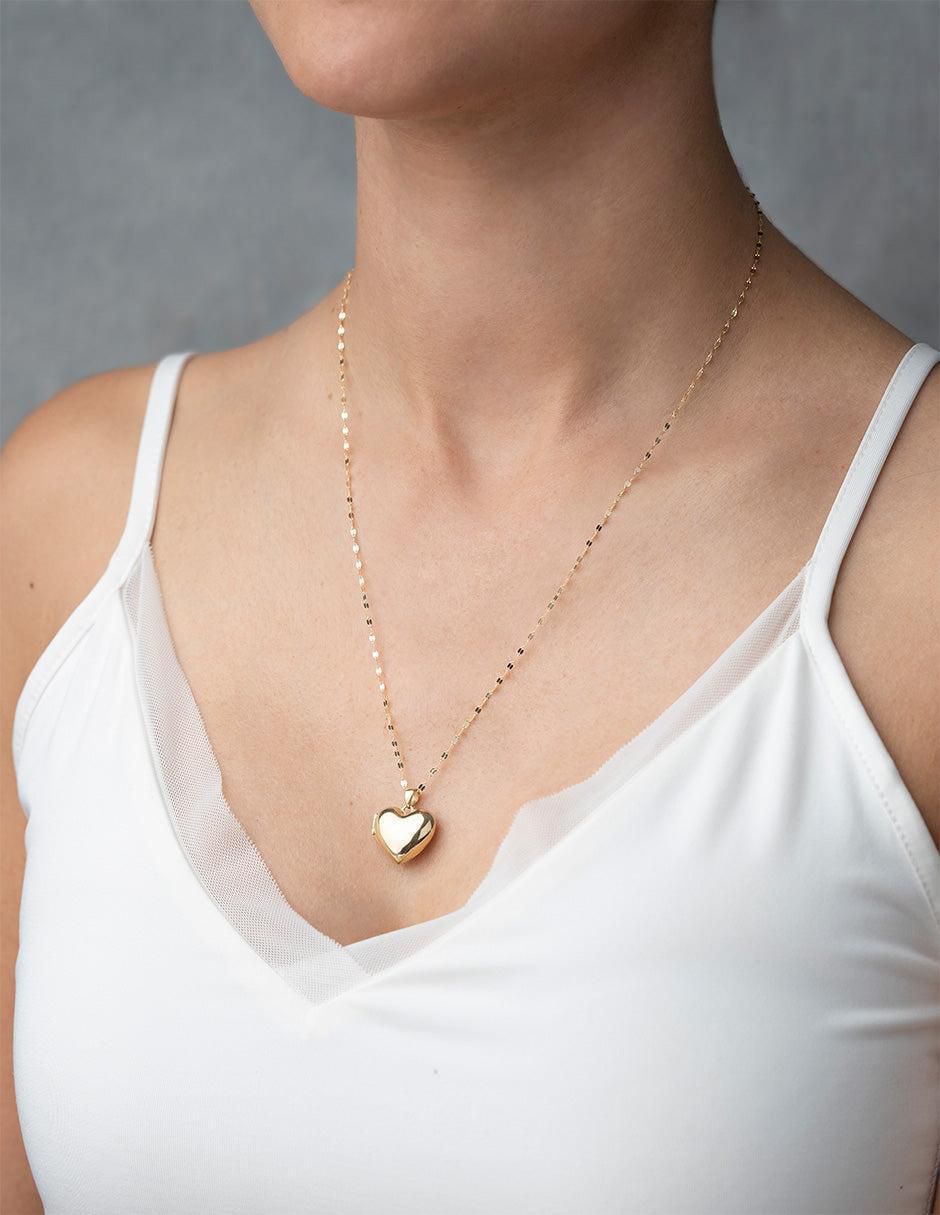 Dije de corazón de oro 14 K 5