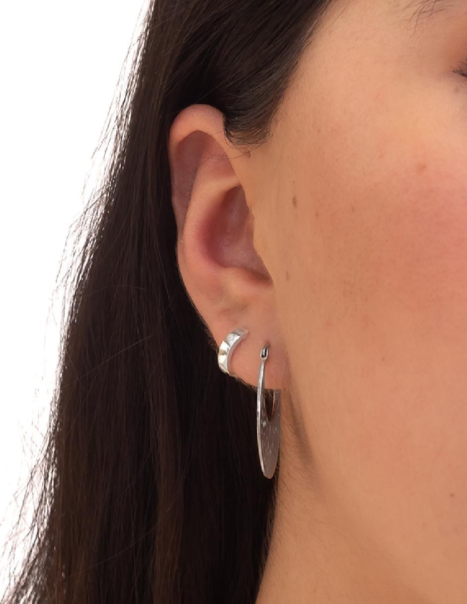 Arracadas "de (si aplica)" circular sin temática teresa díaz joyería mexicana básicos modernos "de" plata p 925 "con acabado" baño oro sin gema