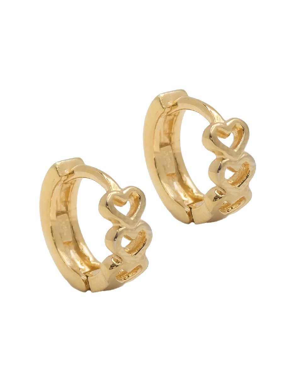 Aretes de corazón de plata P 925 con acabado plateado Aretes de corazón de plata P 925 con acabado plateado