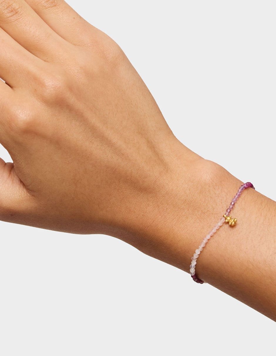 Pulsera de plata con rodolita p 925 Bold Bear 4