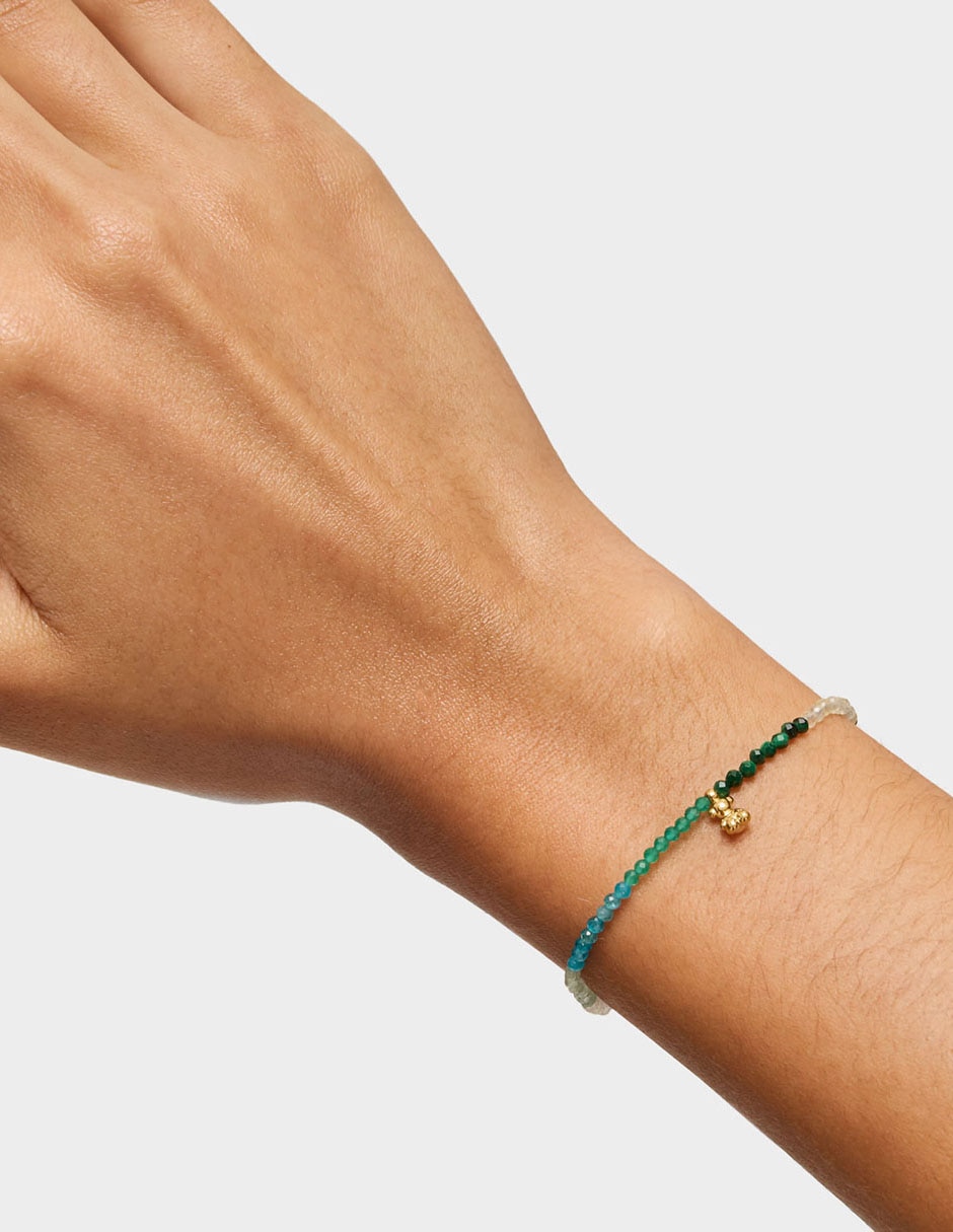 Pulsera de plata con calcedonia p 925 Bold Bear