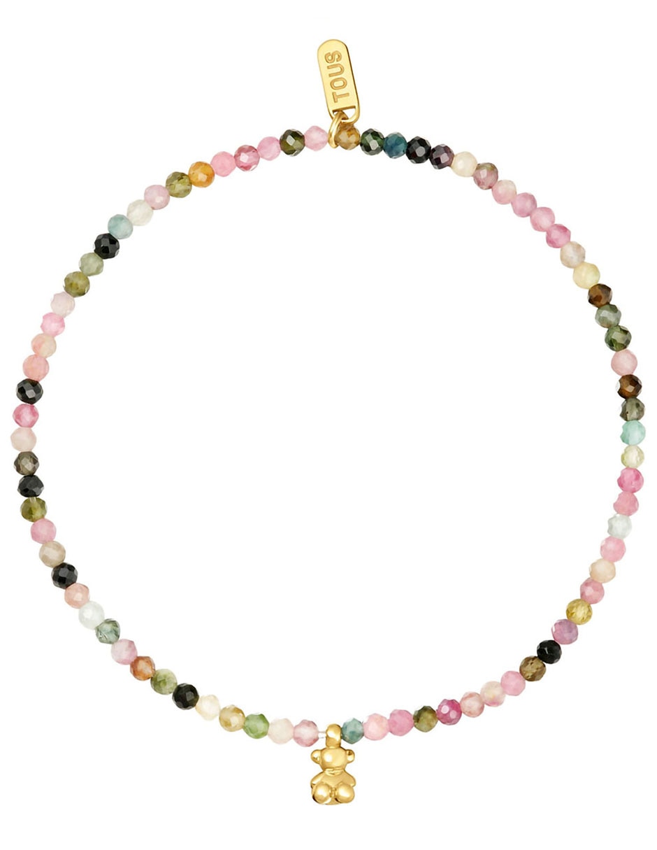 Pulsera de plata P 925 Bold Bear con acabado baño de oro