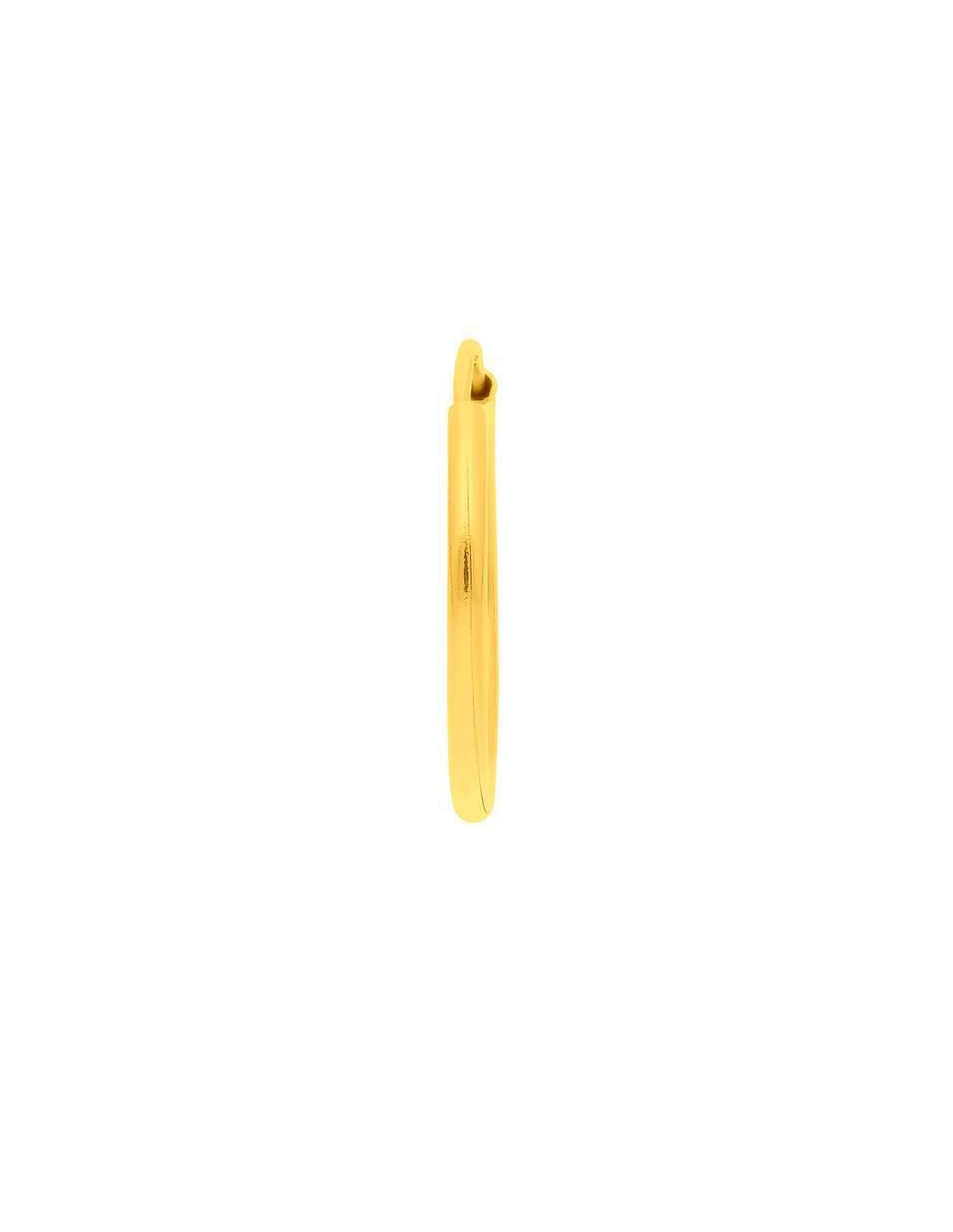 Arracadas de oro amarillo con acabado brillante