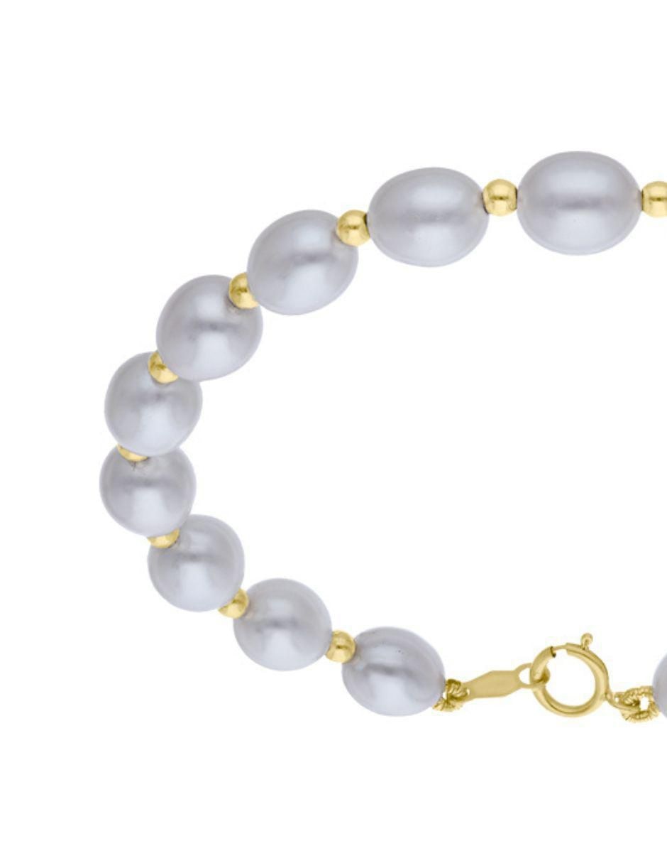 Pulsera de oro 14 K con acabado pulido 2