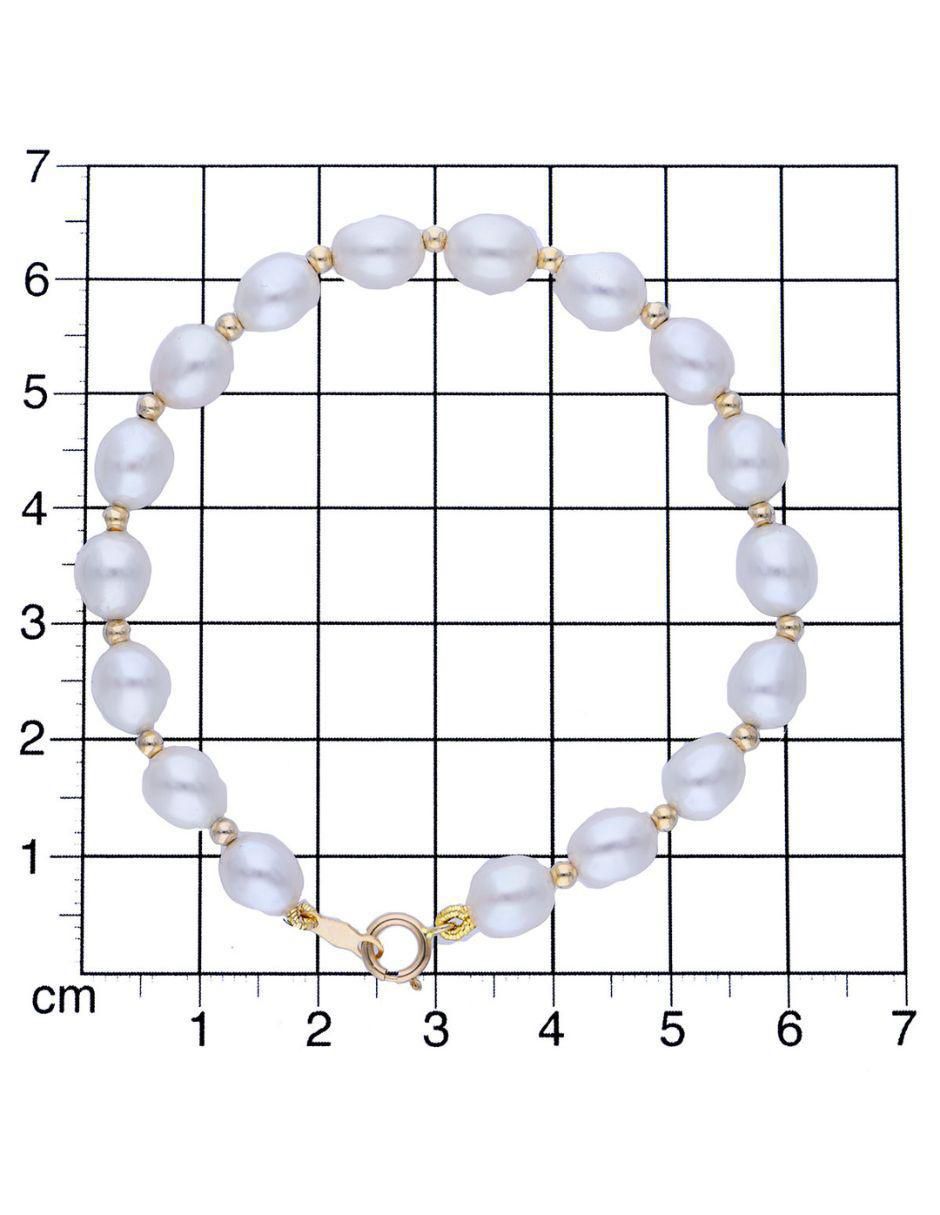 Pulsera de oro 14 K con acabado pulido 3