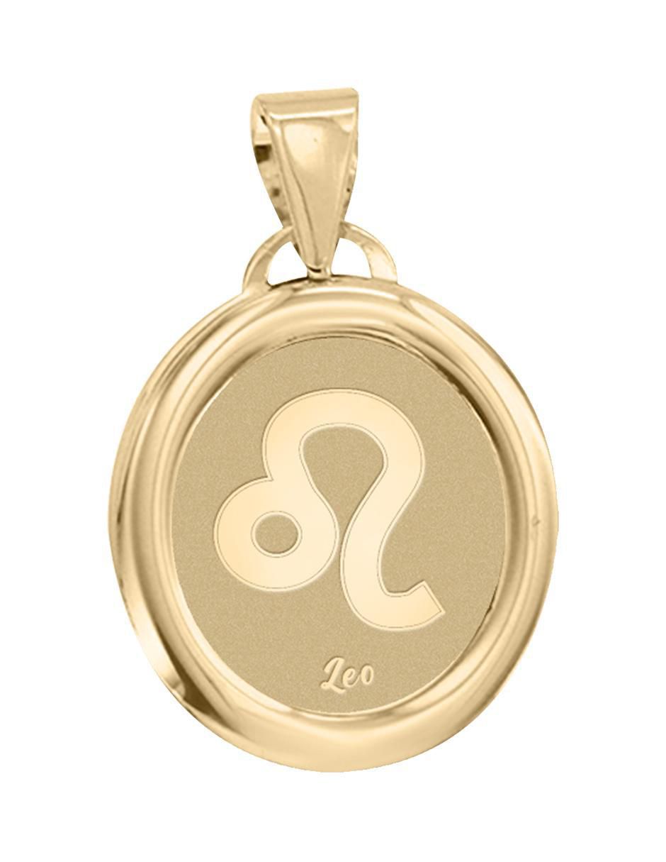 Dije de signo zodiacal de oro 14 K