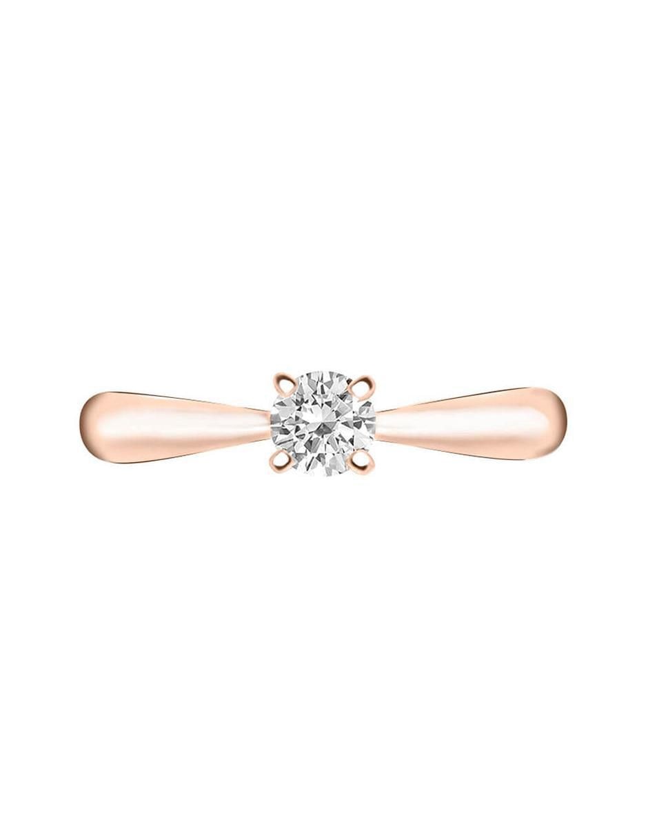 Solitario de oro 14 k Miloro diamante Solitario de oro 14 k Miloro diamante