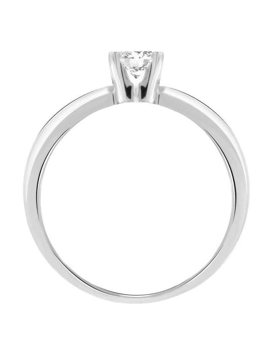 Solitario de oro 14 k Miloro diamante 2