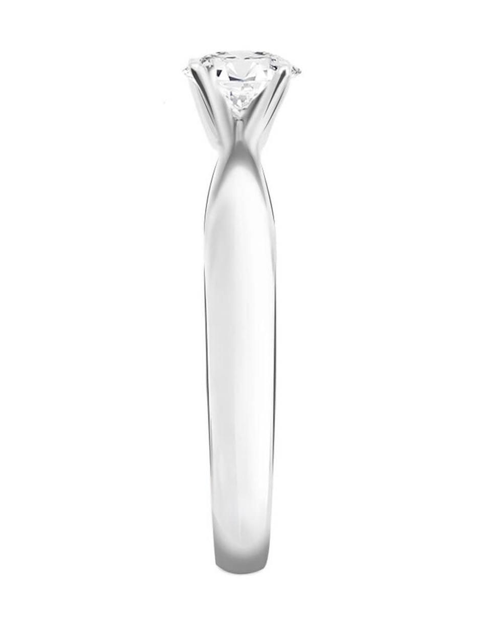 Solitario de oro 14 k Miloro diamante 4