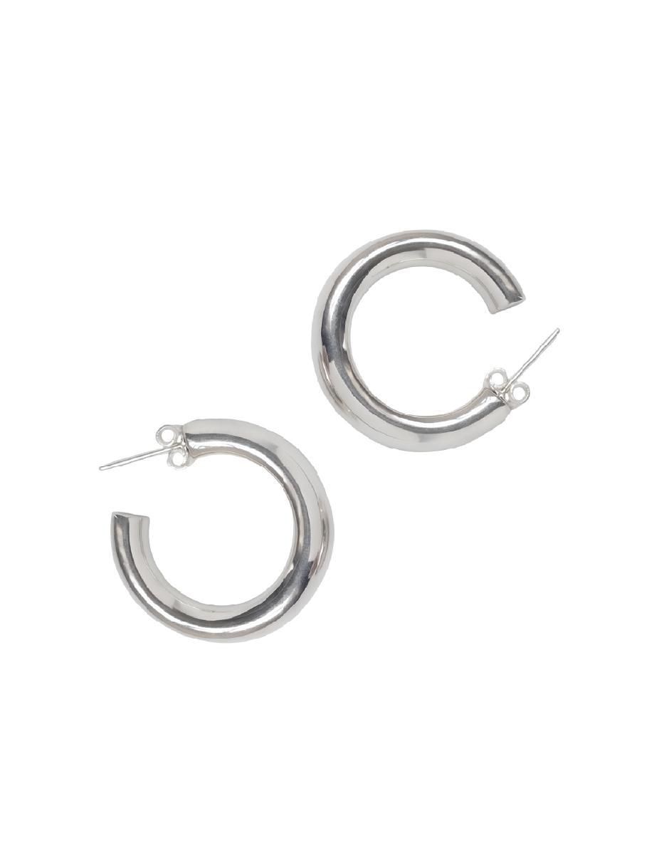 Arracadas de plata P 925 con acabado brillante Arracadas de plata P 925 con acabado brillante