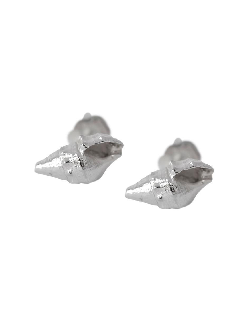 Broqueles de caracol Tesoros Del Océano de plata P 925 con acabado brillante 2